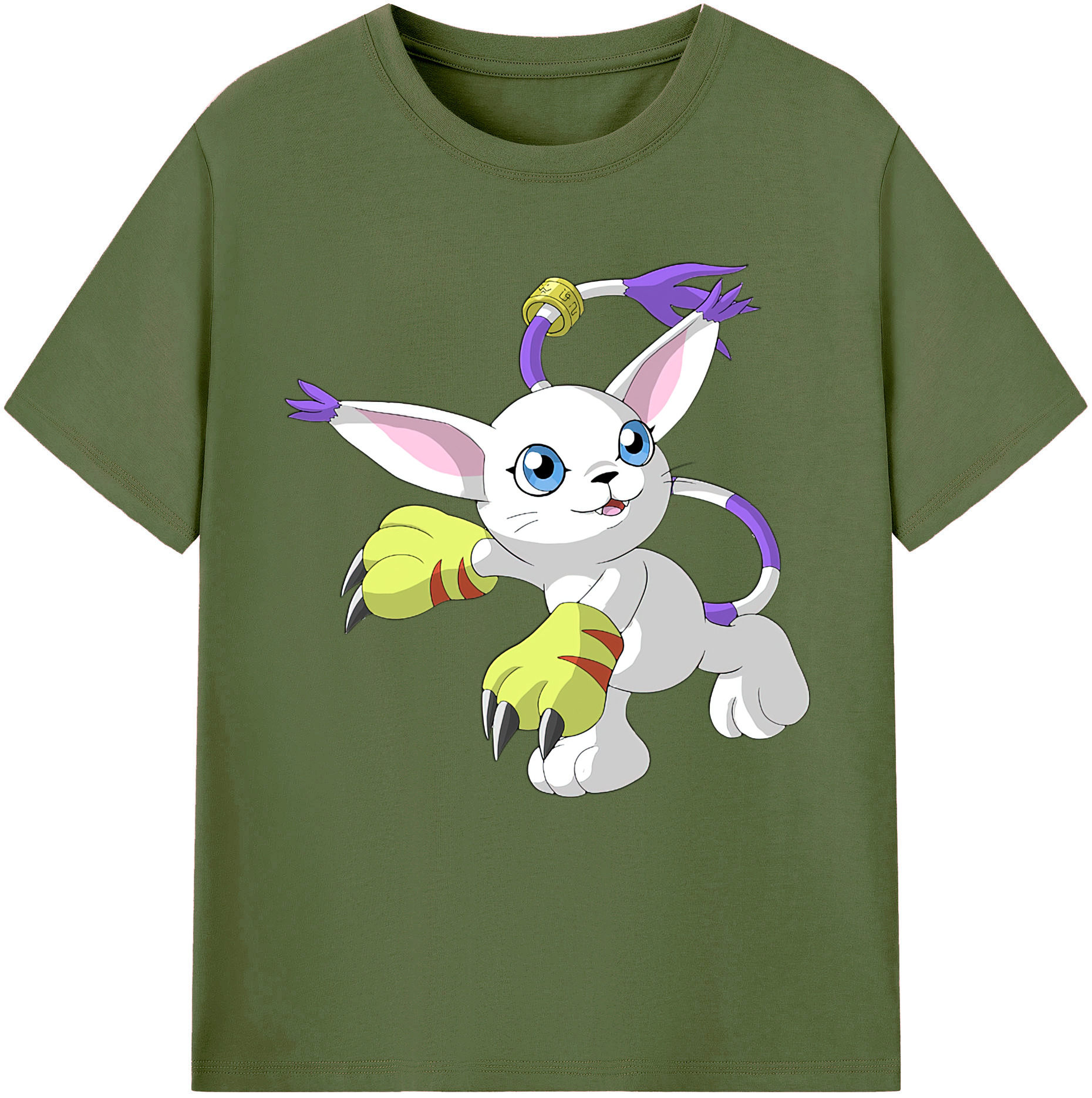 （画像用） Digimon デジタルモンスター/デジモン 綿100％半袖Tシャツ（フロントプリント）